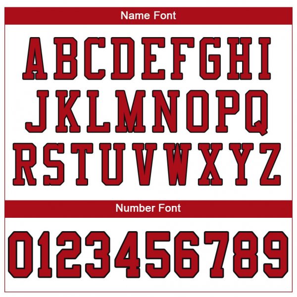Preschool Custom White Red-Black Mesh Authentic Football Jersey